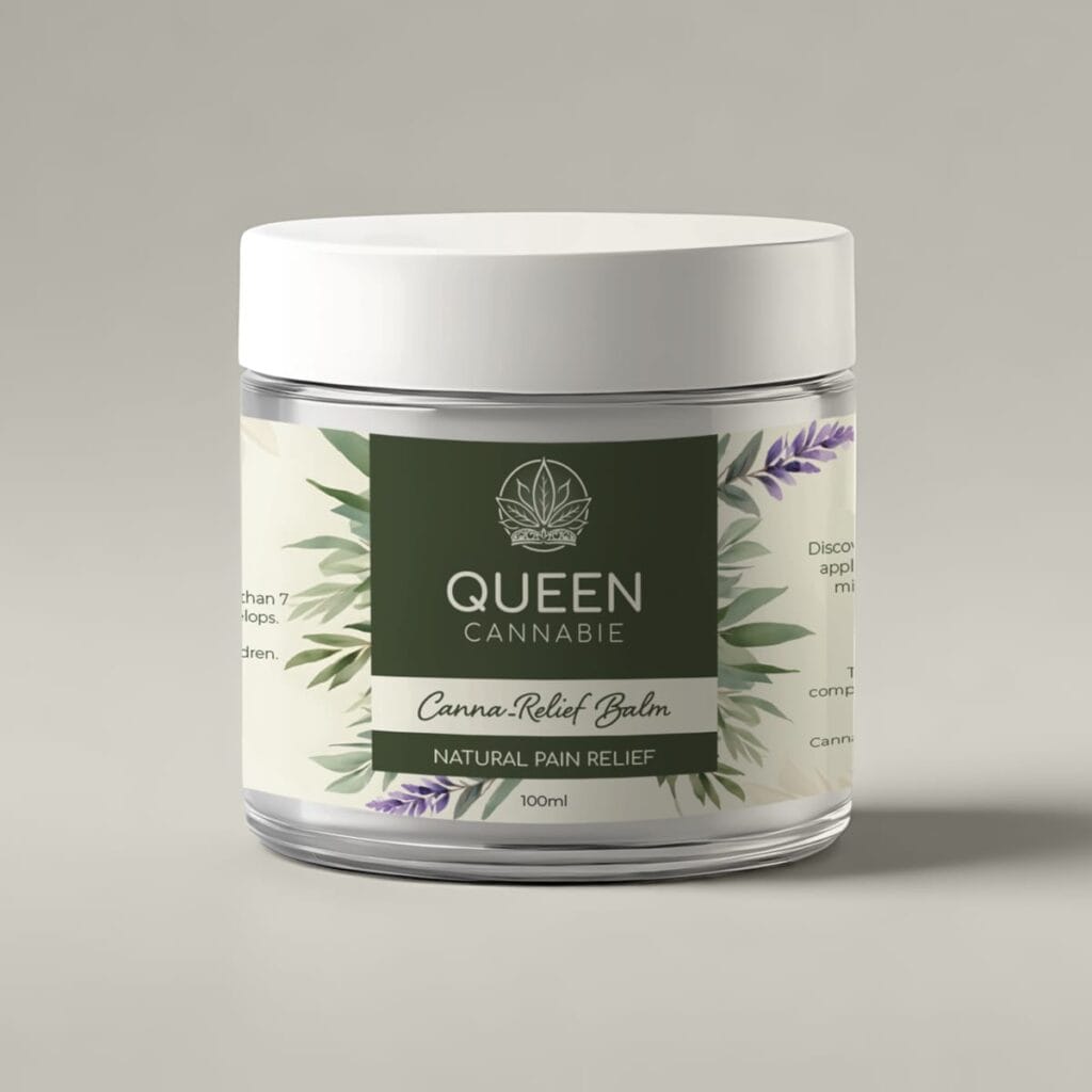 Queen Cannabie Canna-Relief Balm for natural pain relief