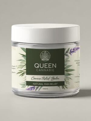 Queen Cannabie Canna-Relief Balm for natural pain relief