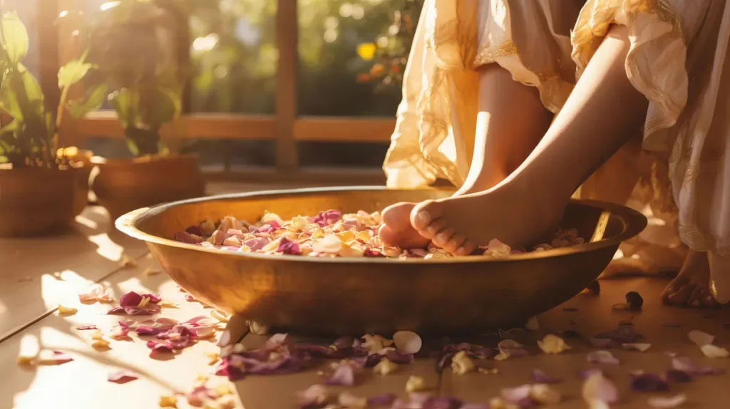 Enjoy a therapeutic foot soak with Canna-Soak